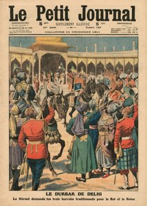 Delhi Durbar, kuvitus "Le Petit Journalista", liitekuva, 24. joulukuuta 1911